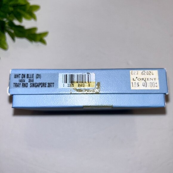 Vintage Wedgewood pottery Jasperware Round Landmark Tray Cream on Pale Blue - Picture 4 of 4